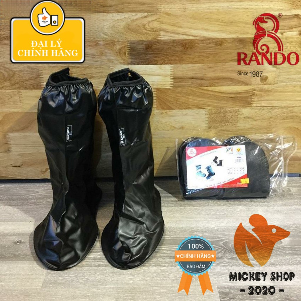 [ CAO CẤP ] Giày Boots Đi Mưa Rando OBPS-04