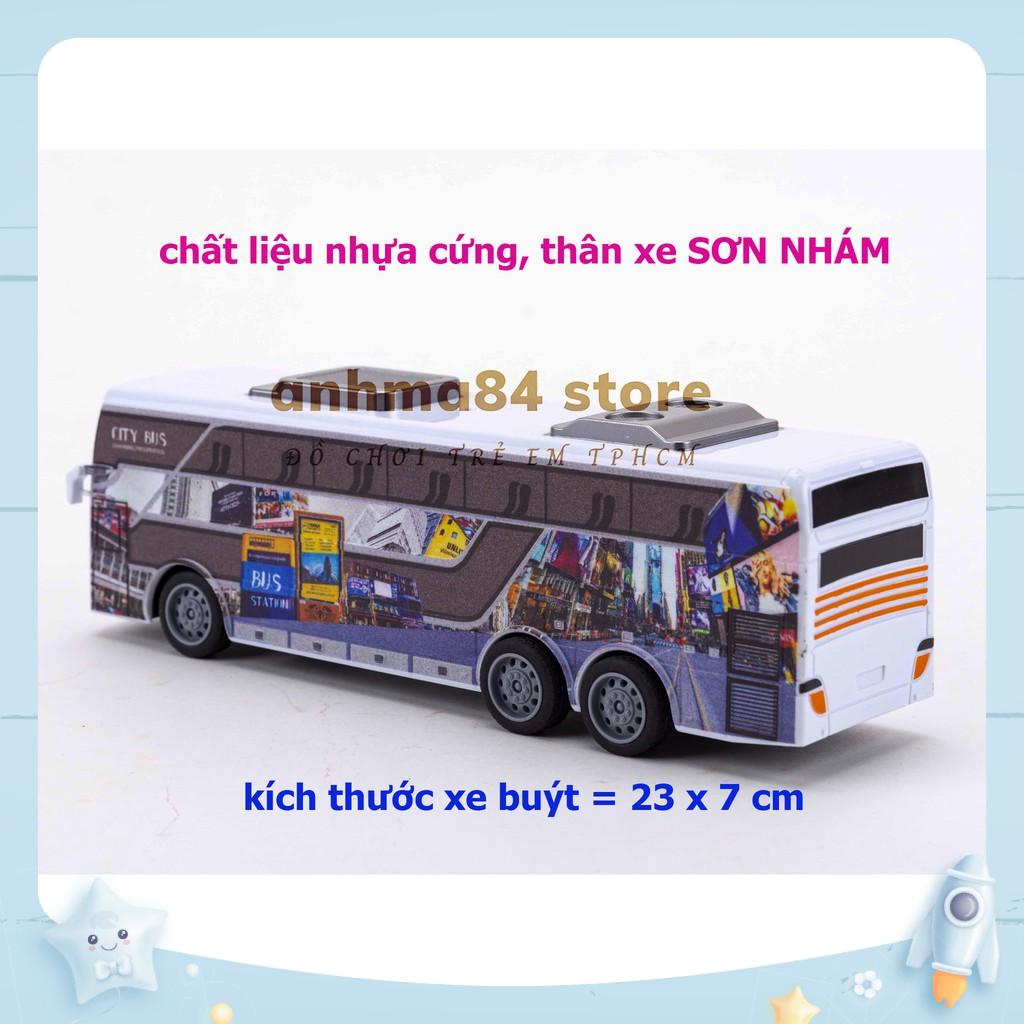Đồ chơi Xe Bus Điều Khiển Từ Xa - Xe buýt điều khiển từ xa 4 chiều, thiết kế đẹp - anhma84 store