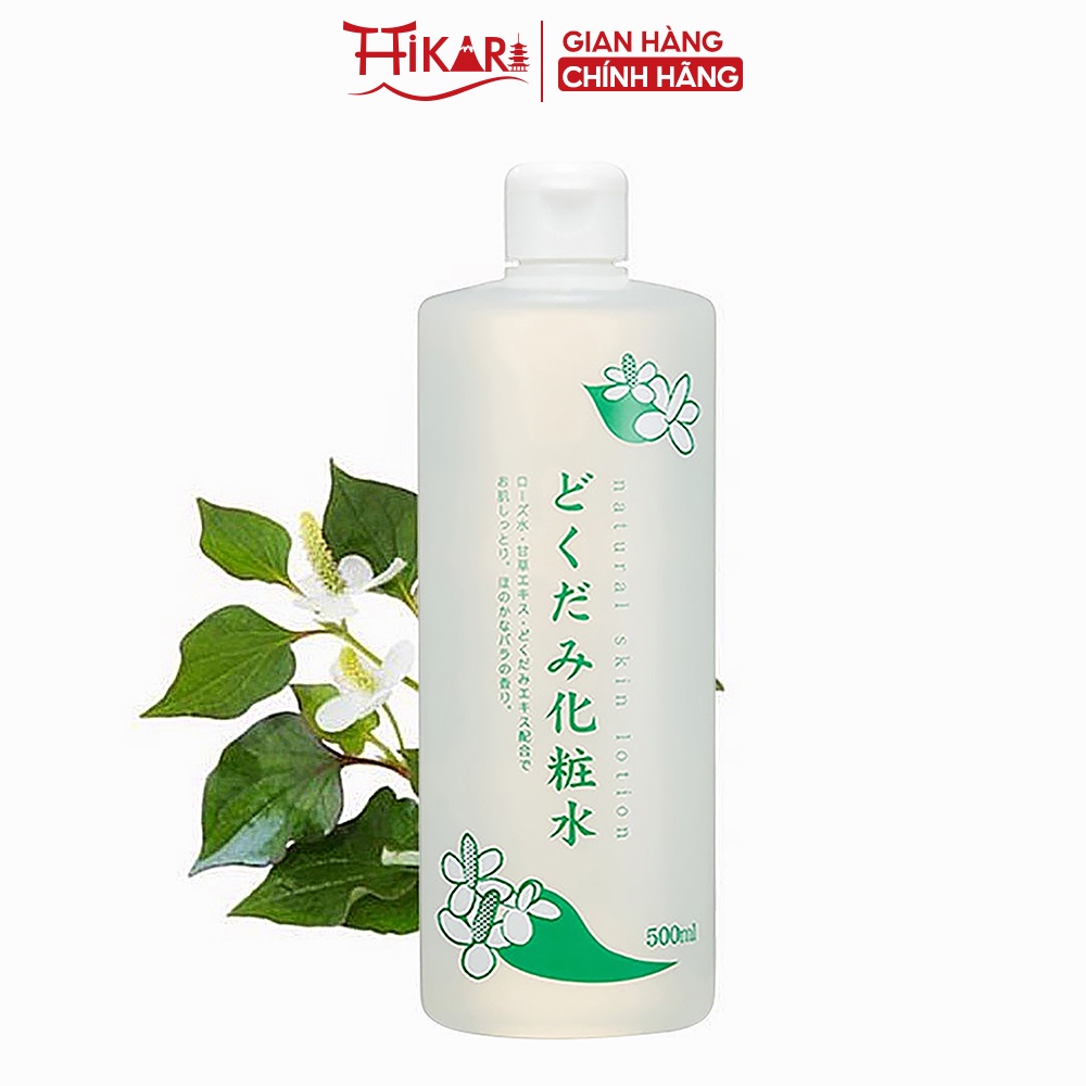 Nước hoa hồng diếp cá Dokudami Natural Skin Lotion 500ml