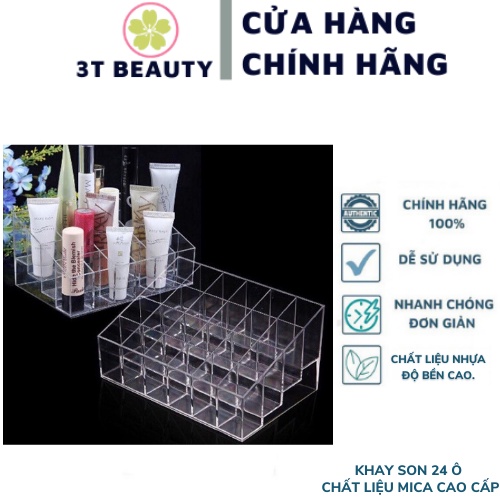 Khay son 24 ô chất liệu mica cao cấp PVN2284