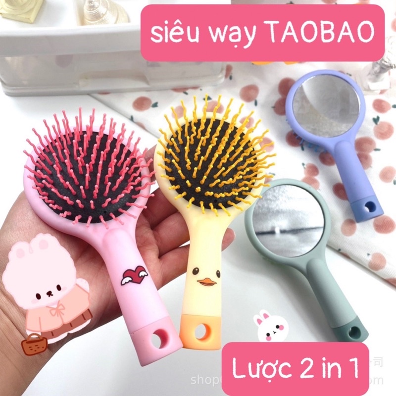 lược chải tóc có gương