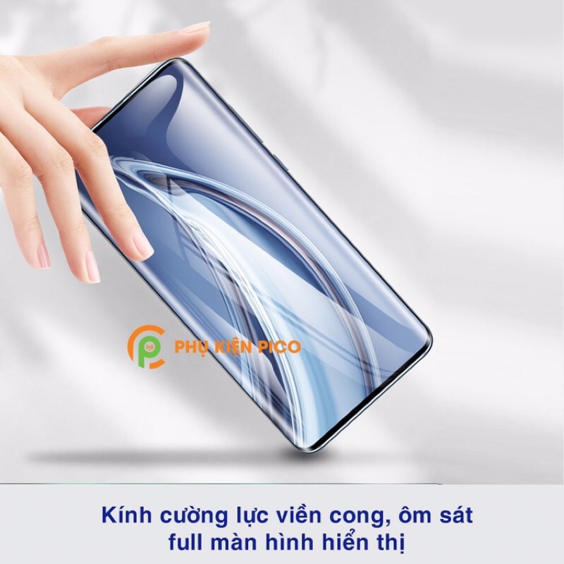 Miếng dán kính cường lực uv cho Xiaomi Mi10s full màn tặng kèm phụ kiện dán