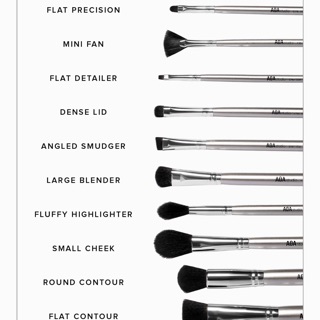 Bộ cọ makeup SLIVER BRUSH SET AOA 🔥🔥❤️