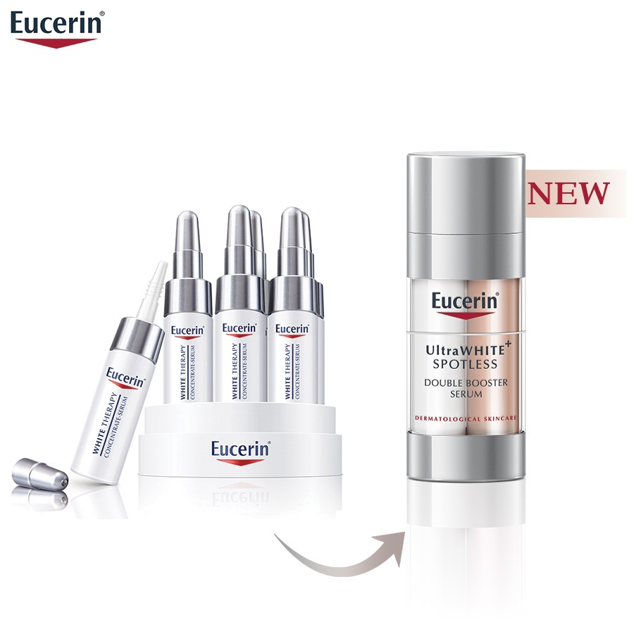 [CHÍNH HÃNG CÓ TEM] EUCERIN UltraWHITE Spotless Double Booster Serum 30mL - Tinh Chất Giảm Thâm Nám Và Dưỡng Trắng Da