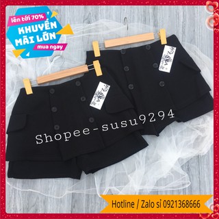 Hot chân váy đính cúc trẻ trung cá tính chất lượng