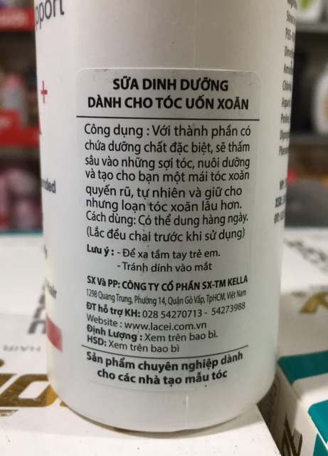 Sữa dinh dưỡng dành cho tóc uốn xoăn Kella 200ml | BigBuy360 - bigbuy360.vn