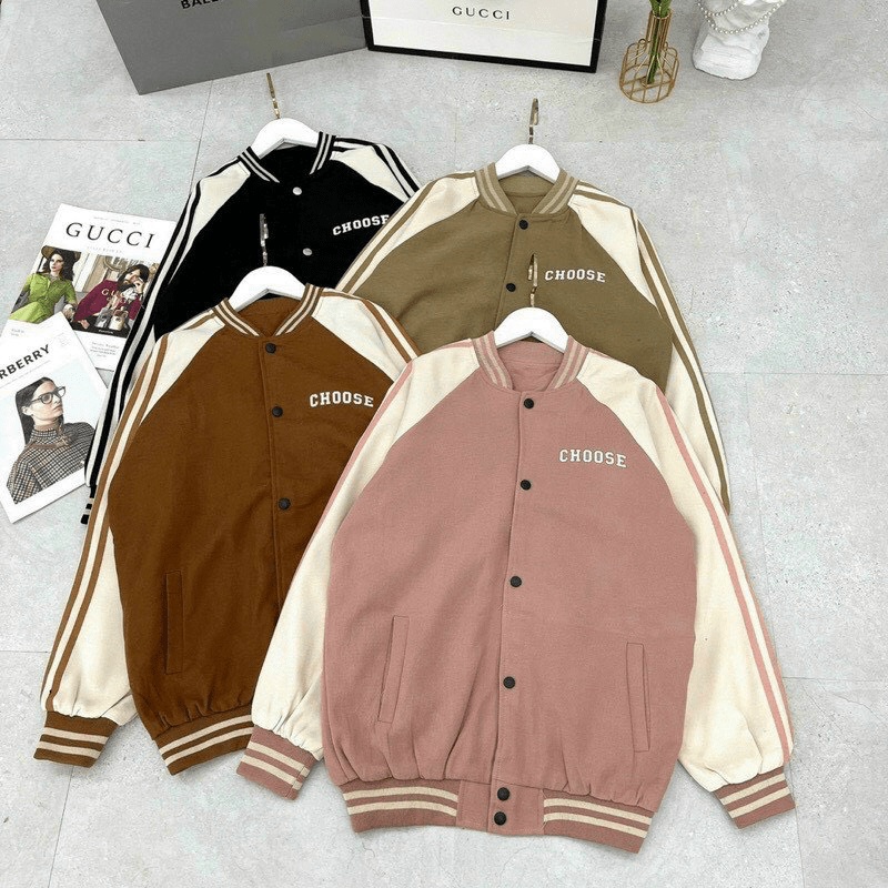 (HCM) Áo Khoác Bomber Da Lộn - Cực Xịn - form rộng dáng đẹp siêu nét , phong cách hàn quốc siêu xịn cho các bạn trẻ KM F