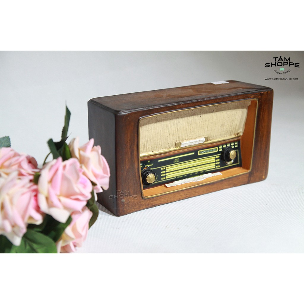 [LỚN BẰNG KÍCH THƯỚC THẬT] MÔ HÌNH ĐÀI RADIO VINTAGE SỐ 03