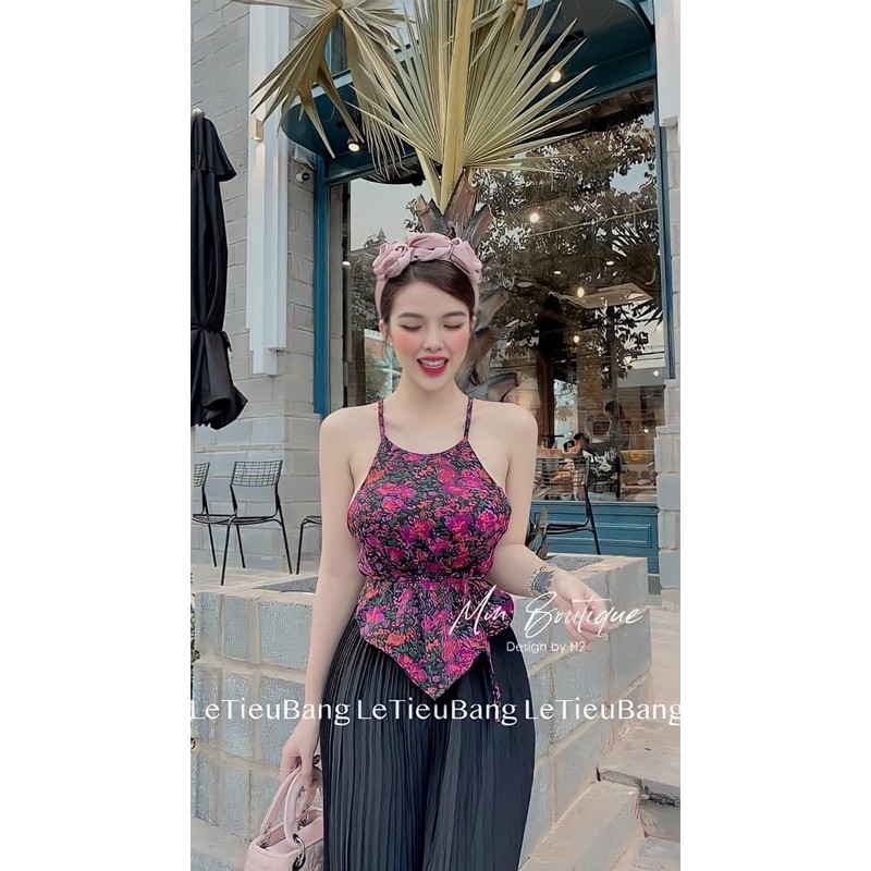 SET DẬP LY ÁO YẾM HOA ĐAN LƯNG CÓ CÚP SẴN HÀNG CAO CẤP | BigBuy360 - bigbuy360.vn