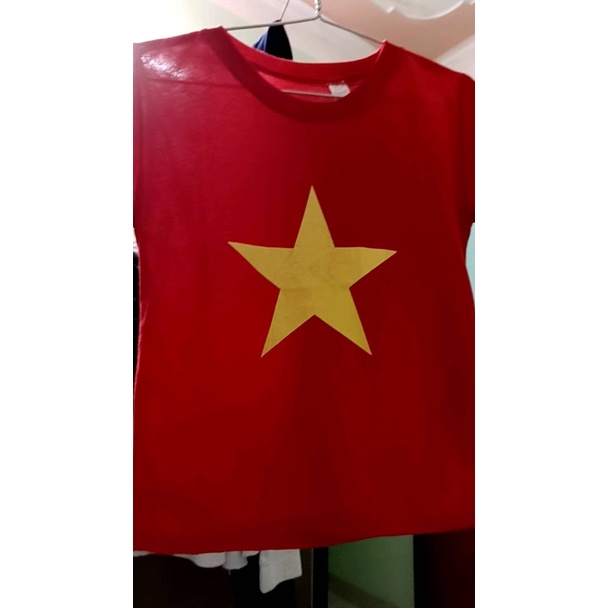 [xả] áo cờ đỏ sao vàng cotton sịn đủ size
