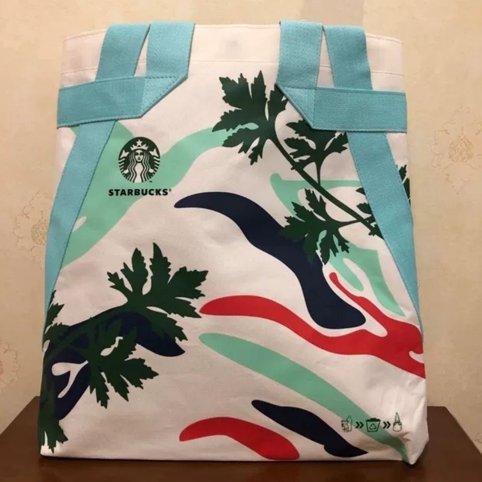 Túi Tote Starbucks phiên bản giới hạn hình bánh bao ngôi sao băng Shangbingyi