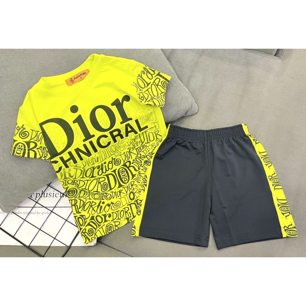 Đồ bộ bé trai size đại 22-40kg thun lạnh thể thao Jennie kids J500