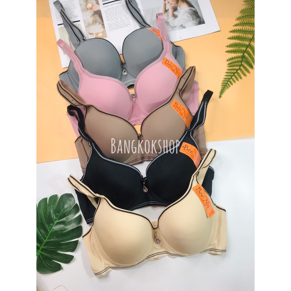 Áo Ngực Thái Lan BigSize Có Gọng Nâng Ngực, áo ngực CUP C quả to ôm đẩy ngực Không Đệm BeeNa 8540