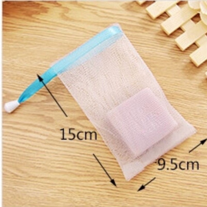 Túi lưới tạo bọt xà bông tiện lợi túi lưới đựng xà phòng dây rút DANA