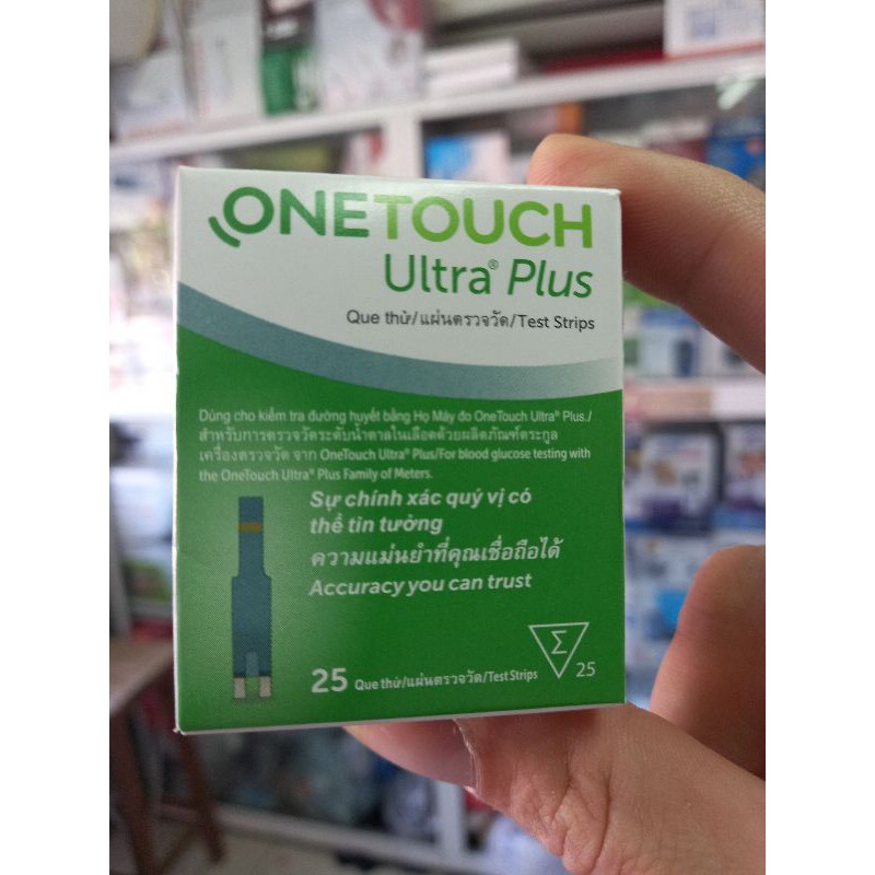 Que thử đường huyết Onetouch Ultra Plus 25 que