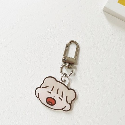 Móc Chìa Khoá Hoạt Hình Bằng Acrylic Có Kẹp Lò Xo Tiện Lợi MPK09