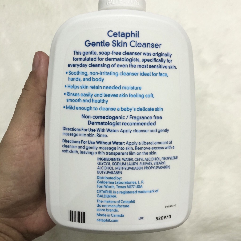 ❤️ [Hàng Mỹ] Sữa rửa mặt, sữa tắm dịu nhẹ Cetaphil Gentle Skin Cleanser Mỹ 118ml - 591ml (Face + Body) | BigBuy360 - bigbuy360.vn