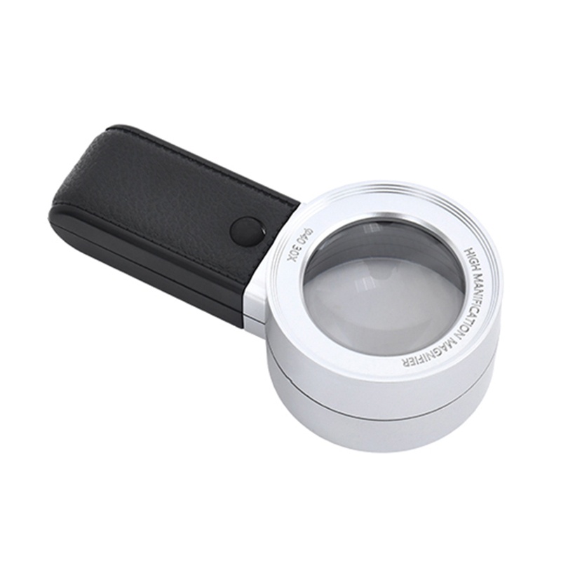 Kính Lúp Cầm Tay Bỏ Túi Có 4 Đèn LED