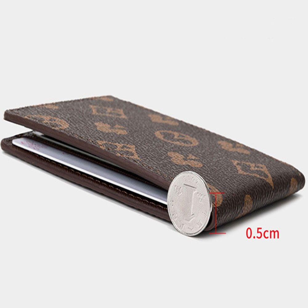 USNOW Ví Da Gập Đựng Tiền, Thẻ Tiện Lợi Giá Đỡ