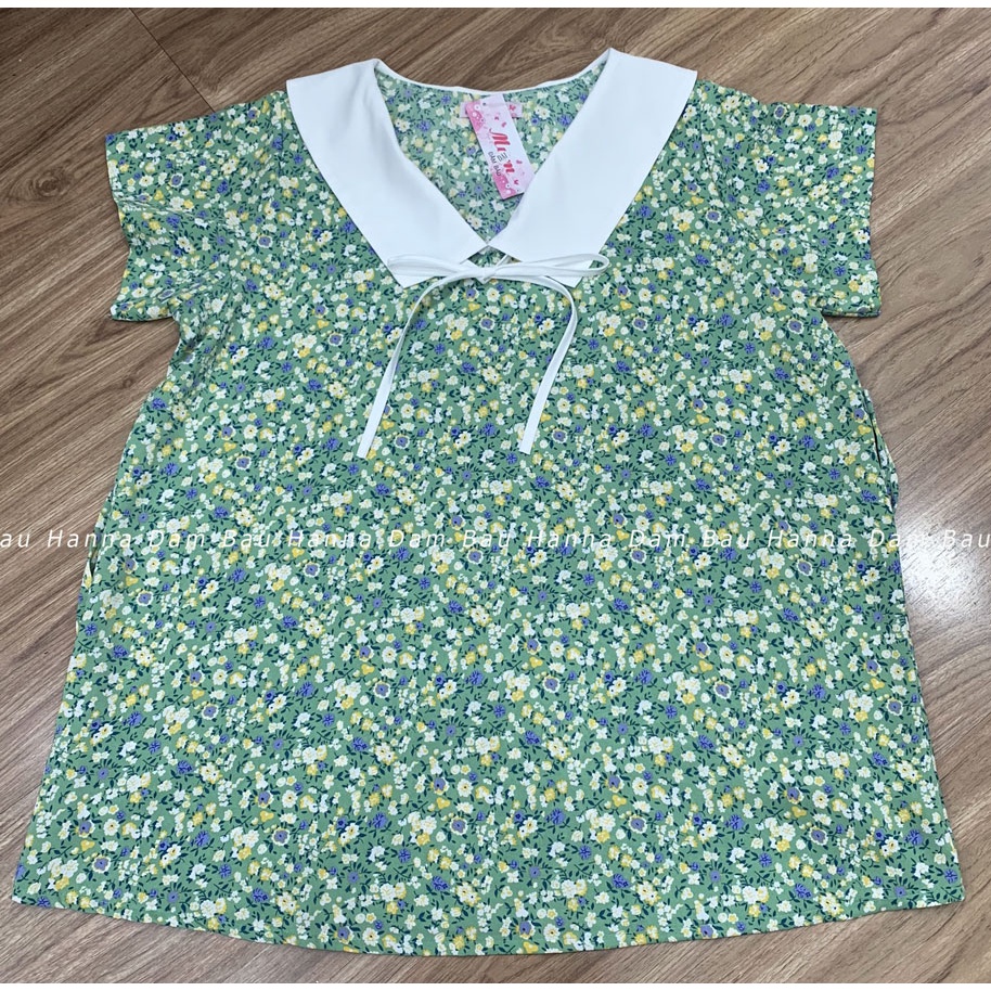 [SIZE 70-100KG] Áo bầu công sở size to cho bầu mập có size 85 90 100kg chất vải lụa mango cao cấp thoáng mát thoải mái