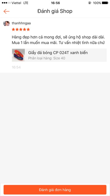 Giầy đá bóng CP 024T xanh biển