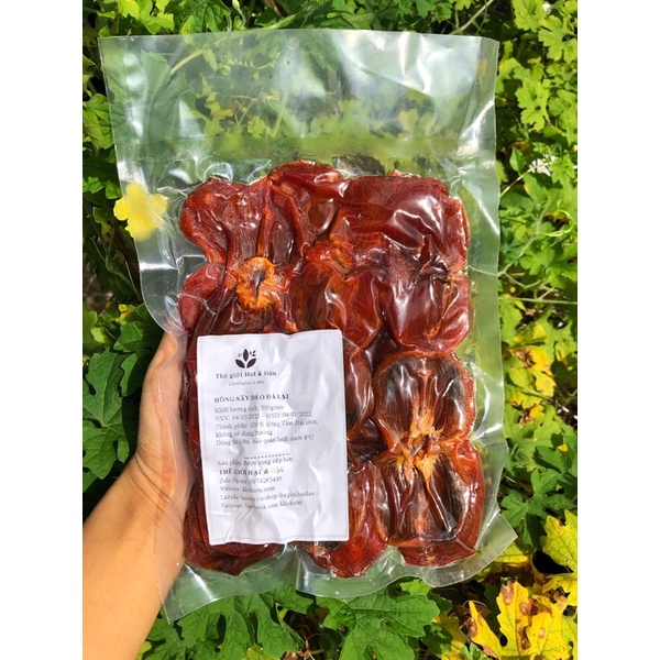 500g hồng sấy chẻ Đà Lạt-ảnh thật