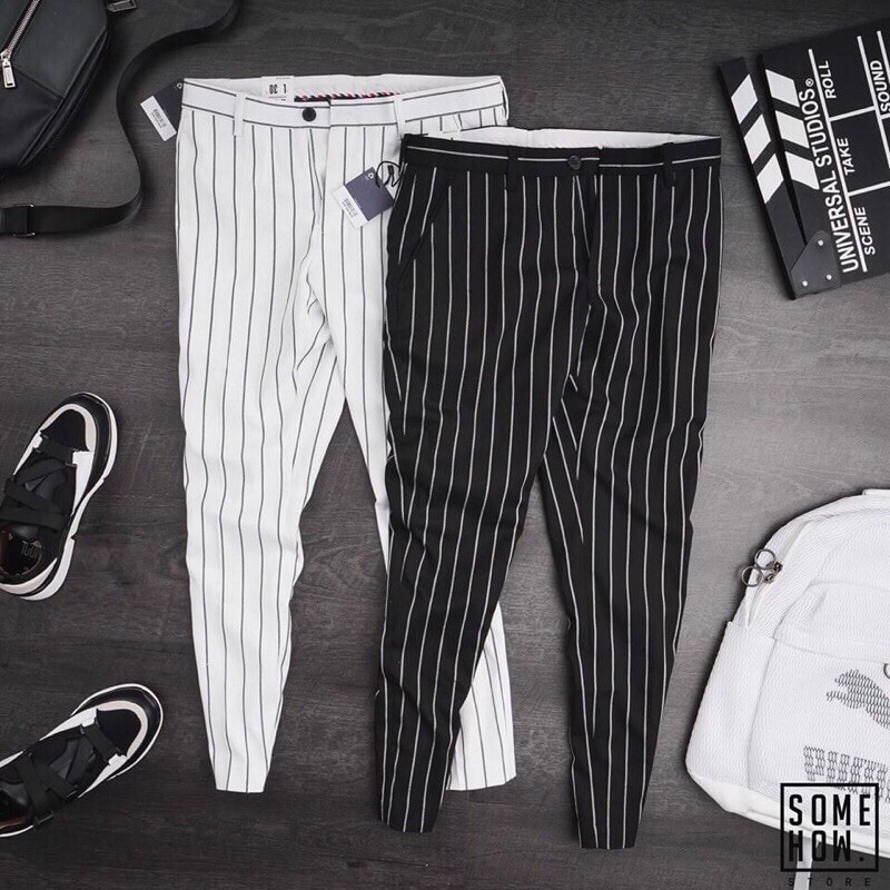 Quần Âu Nam Kẻ Sọc TM