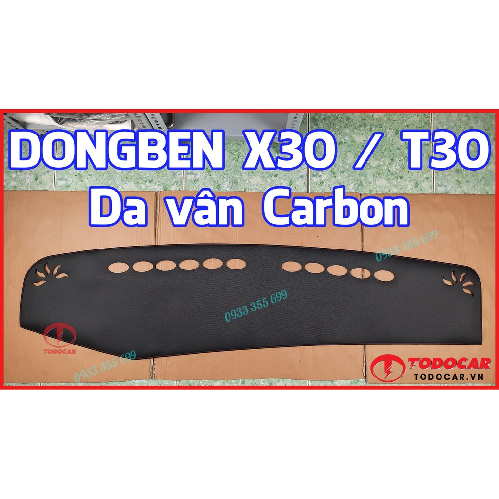 Thảm Taplo DONGBEN X30/T30 &amp; DONGBEN K9 bằng Nhung lông Cừu, Da vân Carbon, Da vân Gỗ