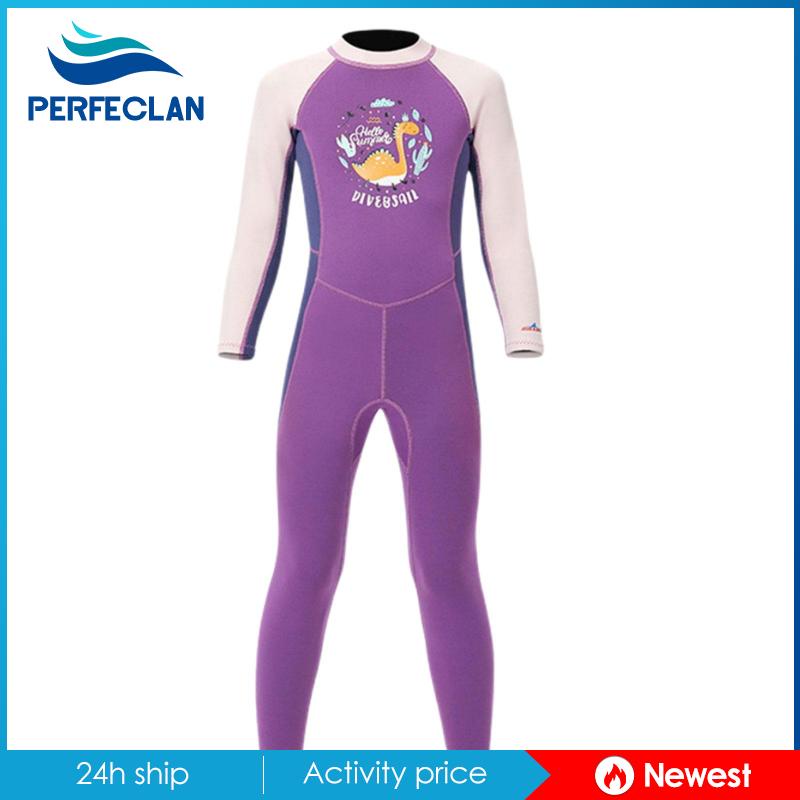 [Perfeclan] Bộ Đồ Bơi Lặn / Lướt Ván Dày 2.5mm Dành Cho Trẻ Em