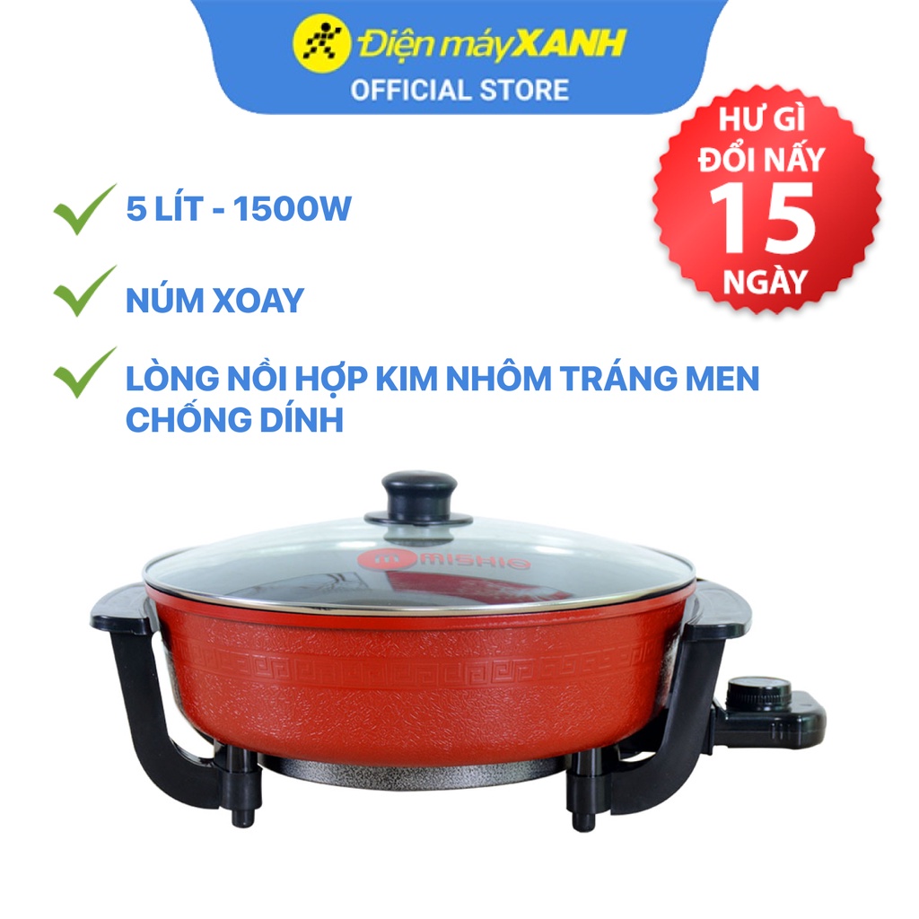 Nồi lẩu điện Mishio MK-112 5 lít