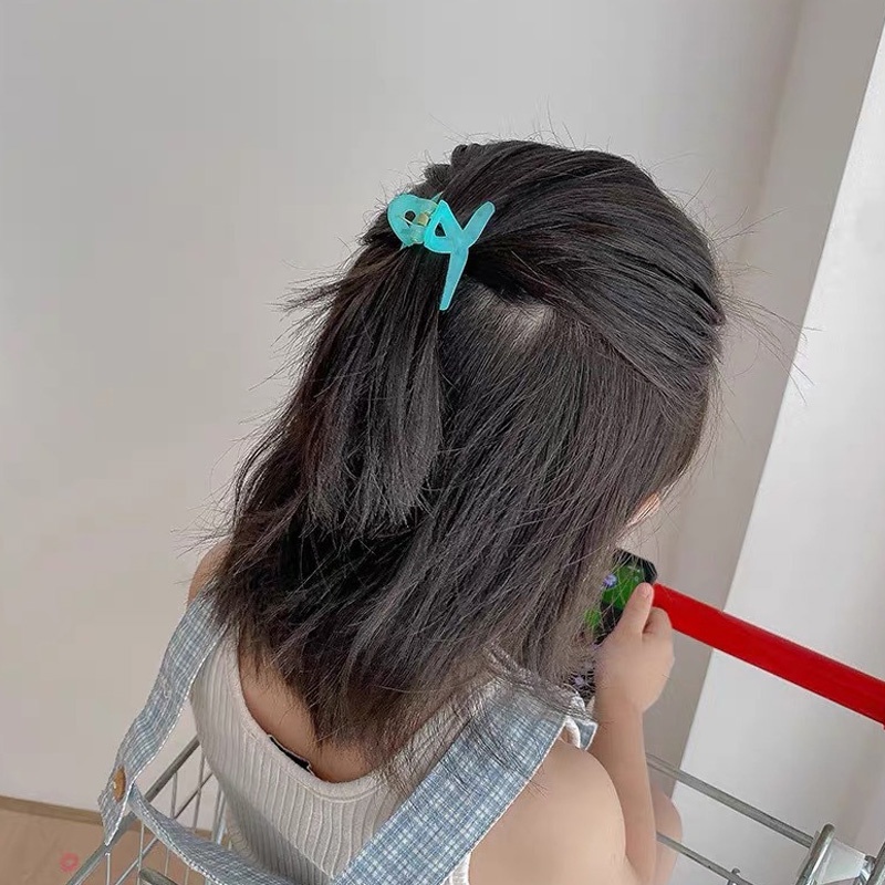 Kẹp tóc trang điểm dạng thạch nhiều màu sắc ngọt ngào