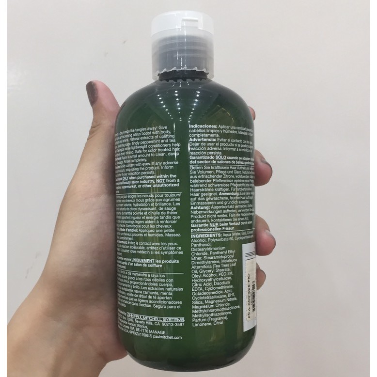 [Thanh Lý] Dầu xả làm dầy tóc chống rối Tea Tree 300ml (USA)