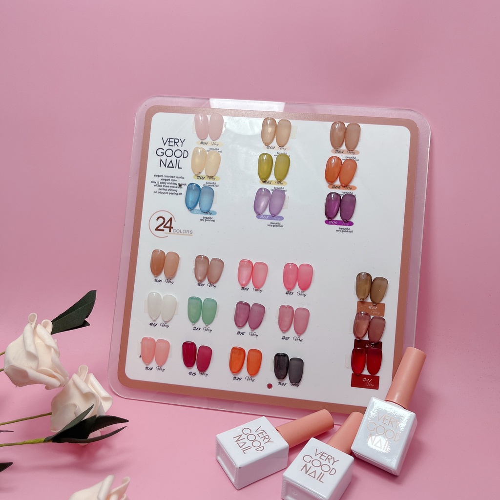 Set Sơn Gel Thạch 36 Màu CHÍNH HÃNG - Tặng kèm Bảng Màu