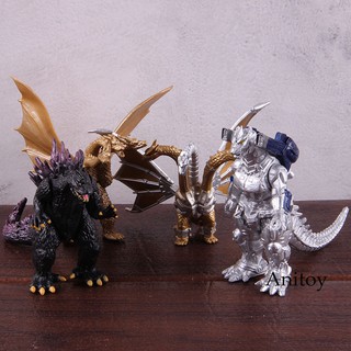 Đồ chơi hình King ghidorah godzillaed cho trẻ em, 4 miếng