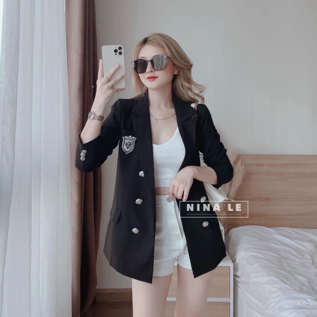 Sét Bộ 3 Món Áo Cổ Vest Cài Nút Dáng Ôm Kèm Quần Đùi Chất Tuyết Mưa Đẹp Co Giãn Tốt Mặc Siêu Xinh [NEW UNISEX]