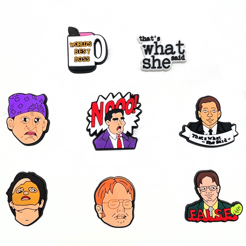 Phụ Kiện Trang Trí Giày Bằng PVC Hình Hoa Vui Nhộn