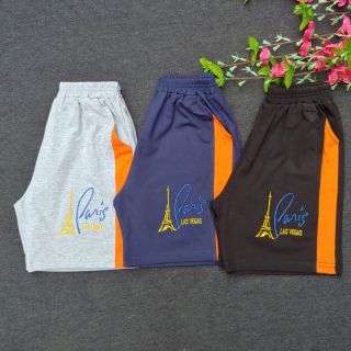 Combo 3quần đùi bé trai thêu Paris siêu đẹp