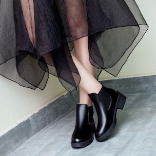 Bốt Da 5 Phân Da Mềm