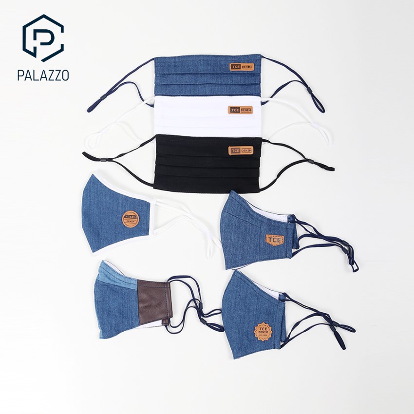 Khẩu trang denim cao cấp 3 lớp SK Korea