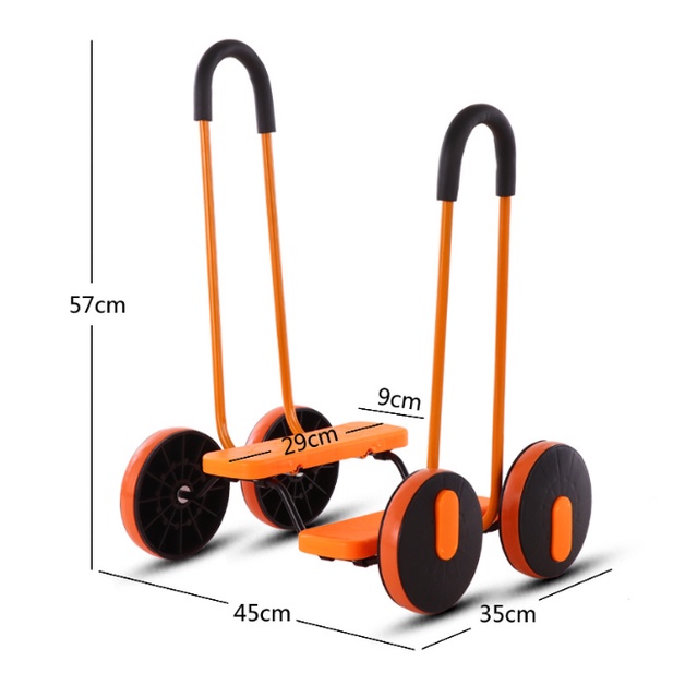 Xe tập cơ chân luyện thăng bằng cho trẻ mẫu nâng cấp có thể tháo tay cầm!