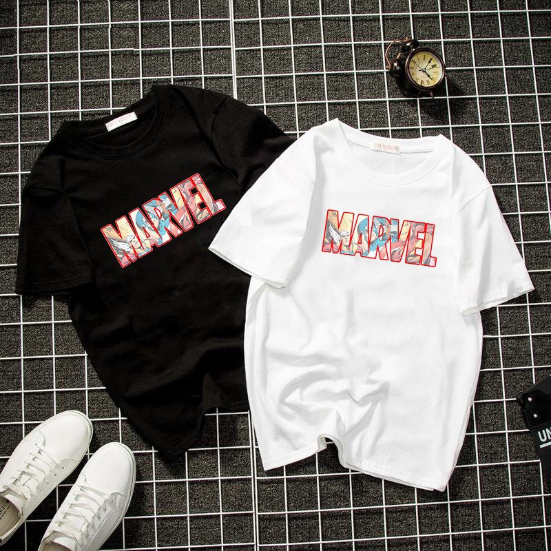 Áo thun unisex form rộng họa tiết Mavel đẹp vải dày mịn 2019T1774