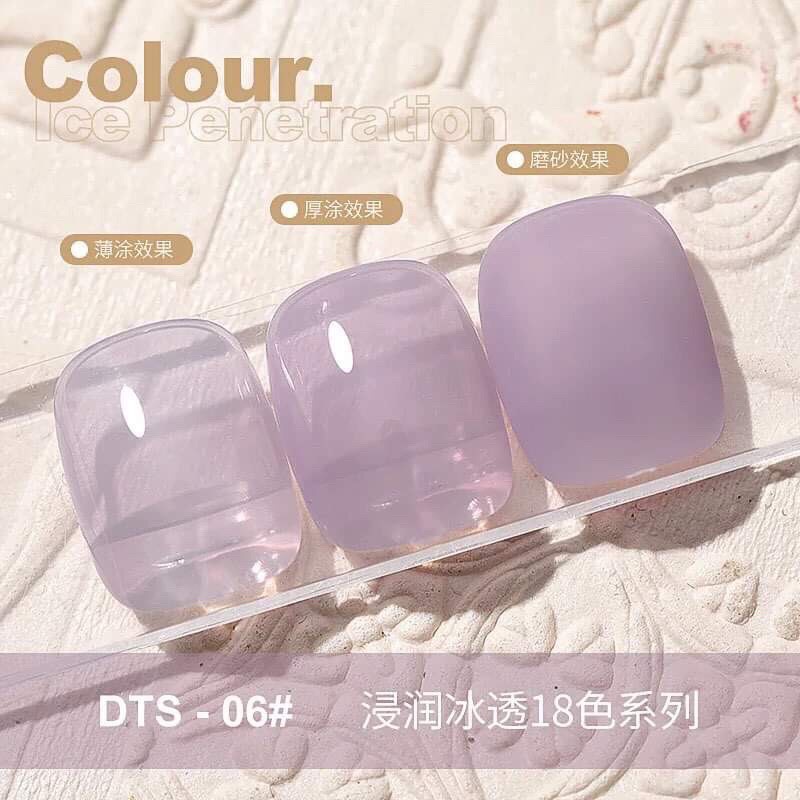 Sơn gel thạch As mã DTS set 18 chai dung tích 15ml