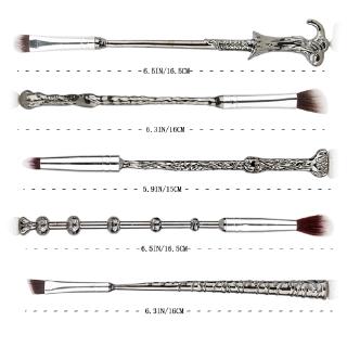 5Pcs Wizard Wand Makeup Brushes Set Eye Makeup Brushes Tools