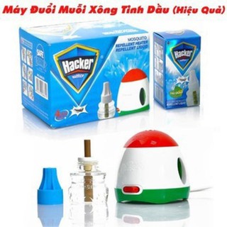 MÁY XÔNG TINH DẦU ĐUỔI MUỖI HACKER + 1 LỌ TINH DẦU