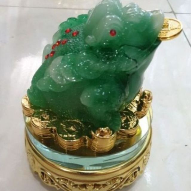 Thiền Thừ Cóc Ngậm Tiền Vàng . Xoay . Phong Thủy .Tài Lộc