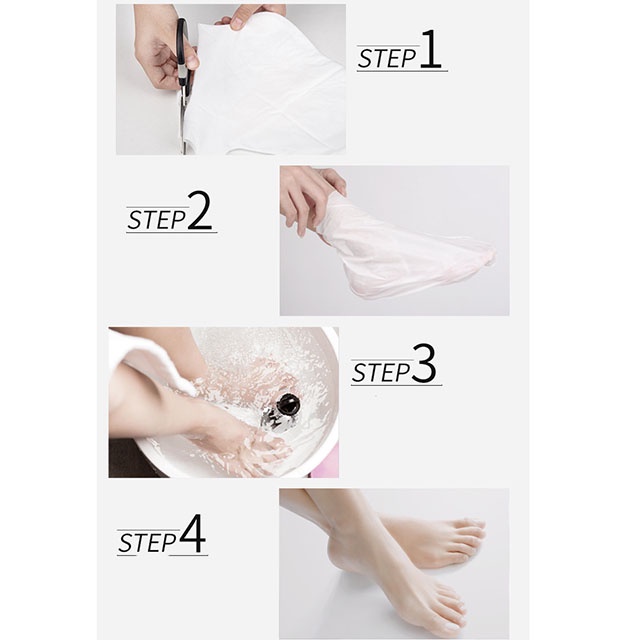 ( Cặp Mặt Nạ ) Ủ Chân/ Tay Sữa Dê Nha Đam Hàn Quốc Lột Da Chết NIACI NAMIDE GOAT FOOT MASK