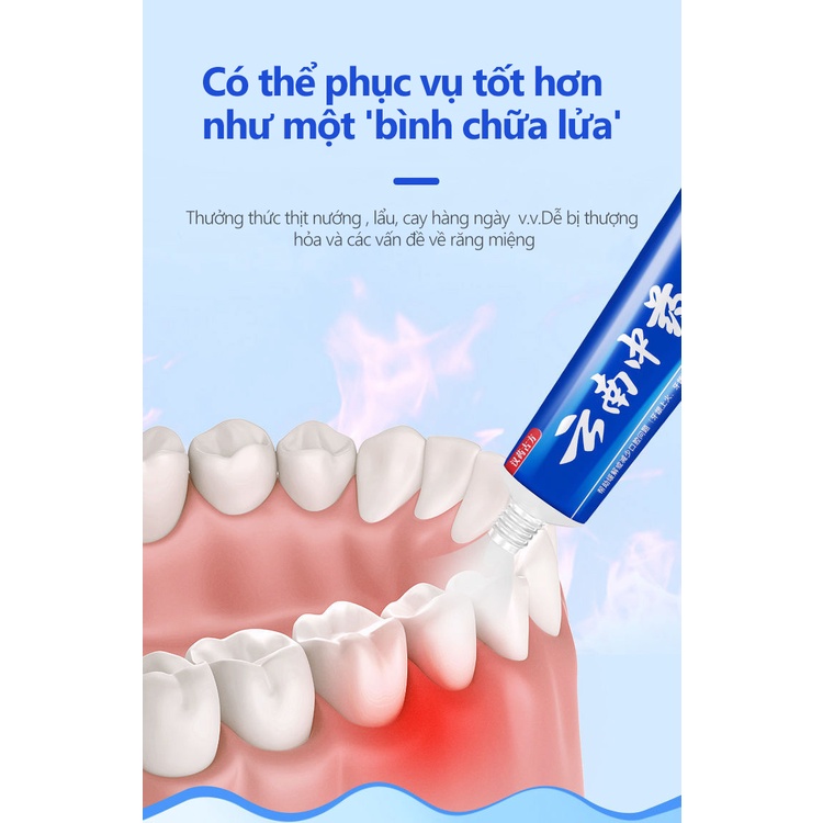 Kem đánh răng làm trắng răng loại bỏ ố vàng răng loại bỏ mảng bám trên răng khử mùi hôi miệng vệ sinh răng miệng cao răn
