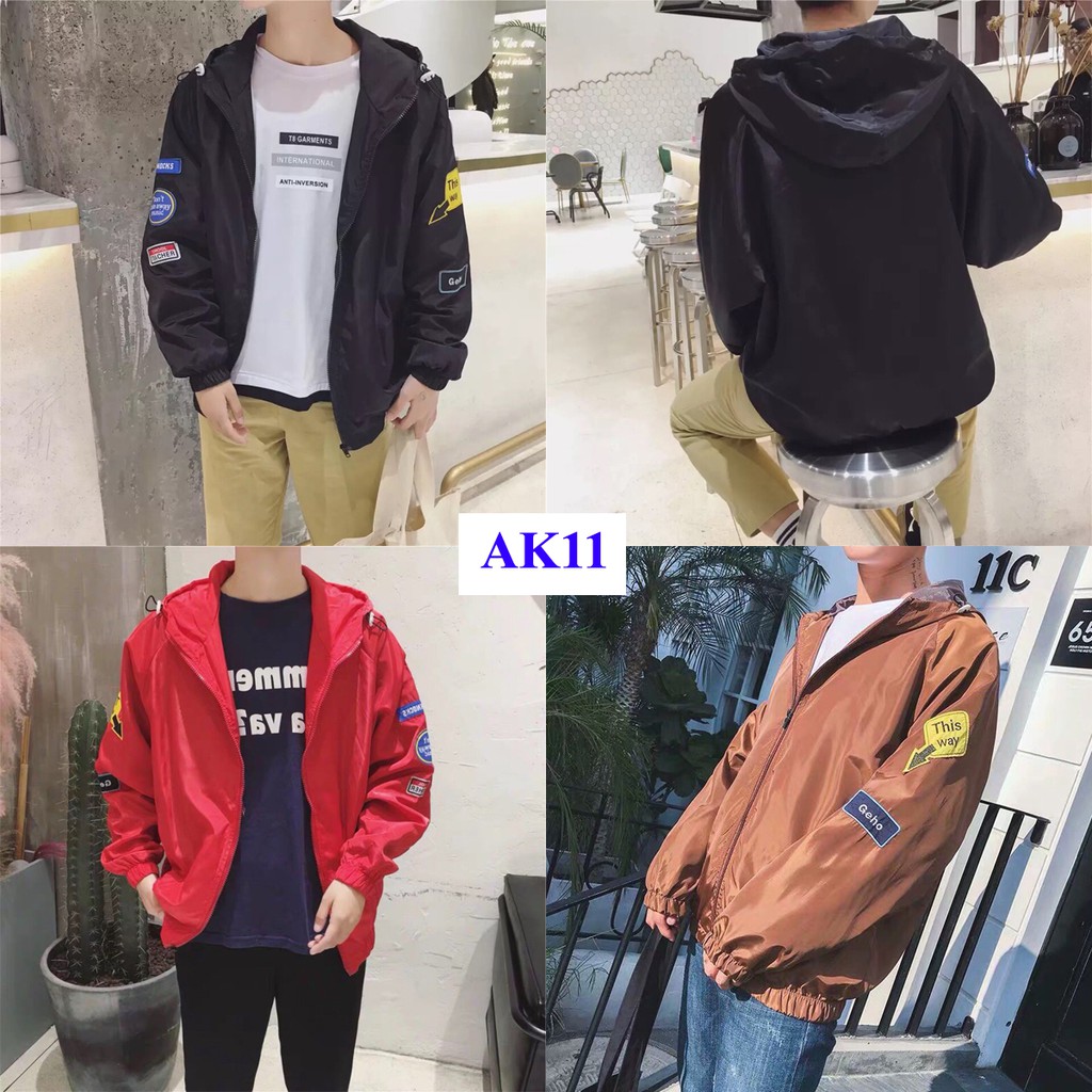 Áo khoác  vải dù 2 lớp dày dặn y ảnh