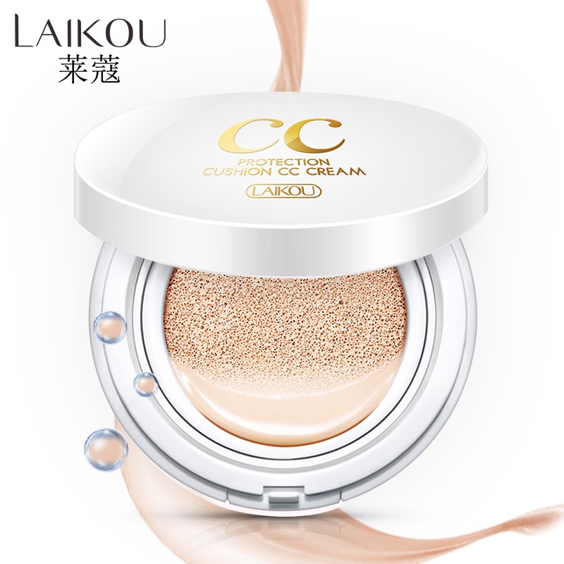 Kem Nền Chống Nắng Cc Laikou Dạng Air Cushion Dưỡng Ẩm Kiểm Soát Dầu Làm Trắng Da 30g Mỹ phẩm Laikou | BigBuy360 - bigbuy360.vn