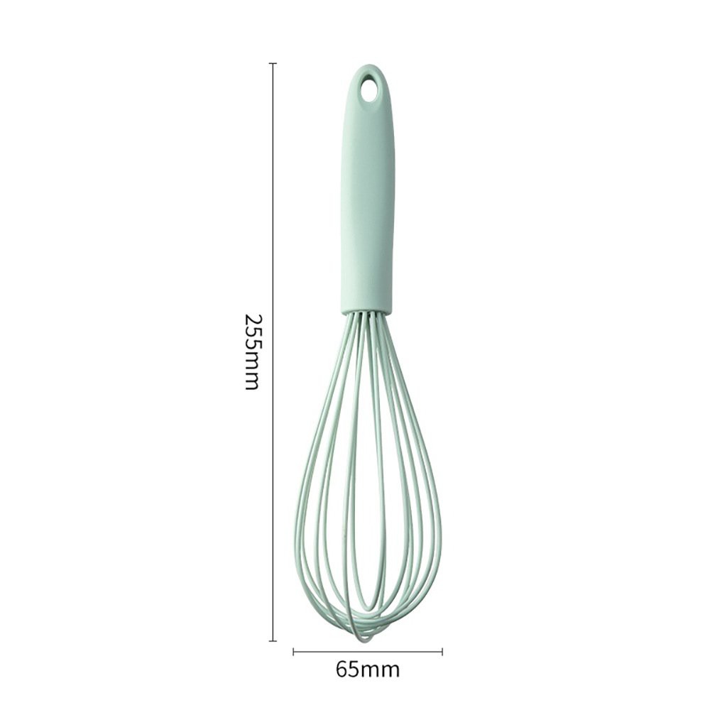 [Whisk eggs] - Dụng cụ đánh trứng cầm tay- phới lồng đánh trứng làm bánh khuấy bột bằng silicon